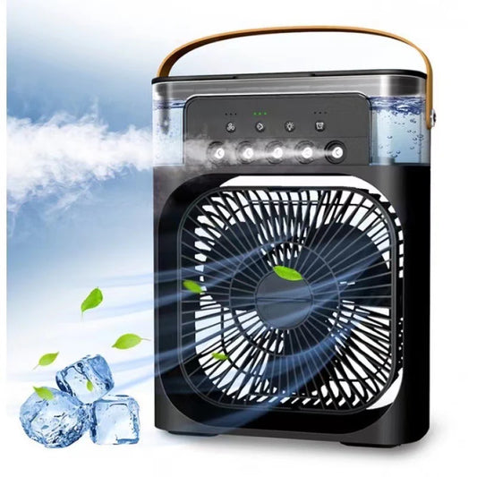 Portable Air Conditioner Fan – 3 Speeds, 5 Spray Modes & LED Night Light