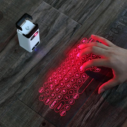 Virtual Laser Keyboard - Bluetooth Wireless Projection Keyboard with Mouse Function for Phones, Tablets & Computers