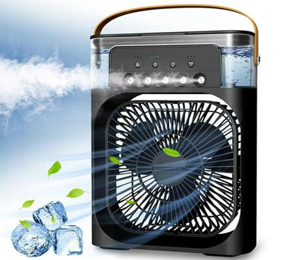 Portable Air Conditioner Fan – 3 Speeds, 5 Spray Modes & LED Night Light